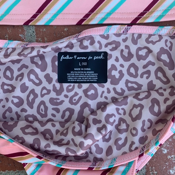 Feather for arrow Farrah tankini top & bottom NWT - Picture 2 of 6